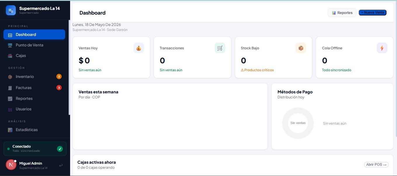 StoreOS - Plataforma SaaS POS