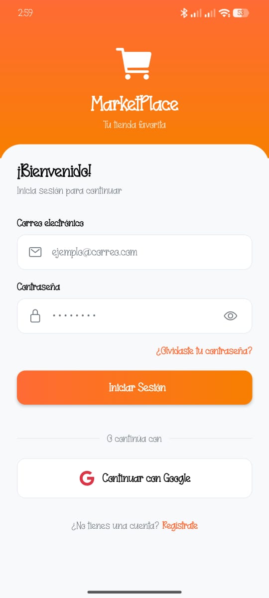Tout App - Marketplace de comidas